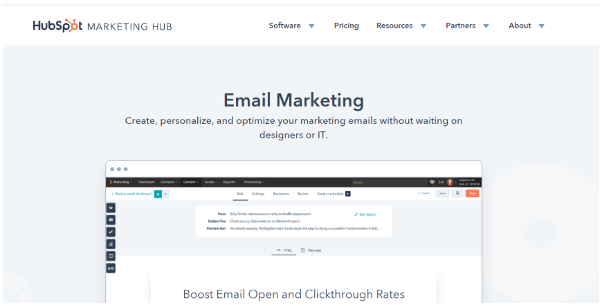 HubSpot Email Marketing