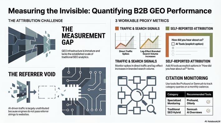 Quantifying B2B GEO Performance