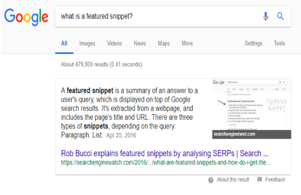 What is a Featured Snippet?