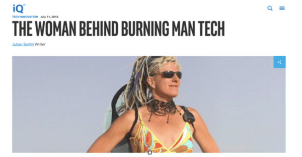 The Woman Behind Burning Man Tech