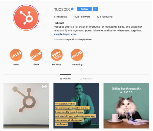 HubSpot Instagram