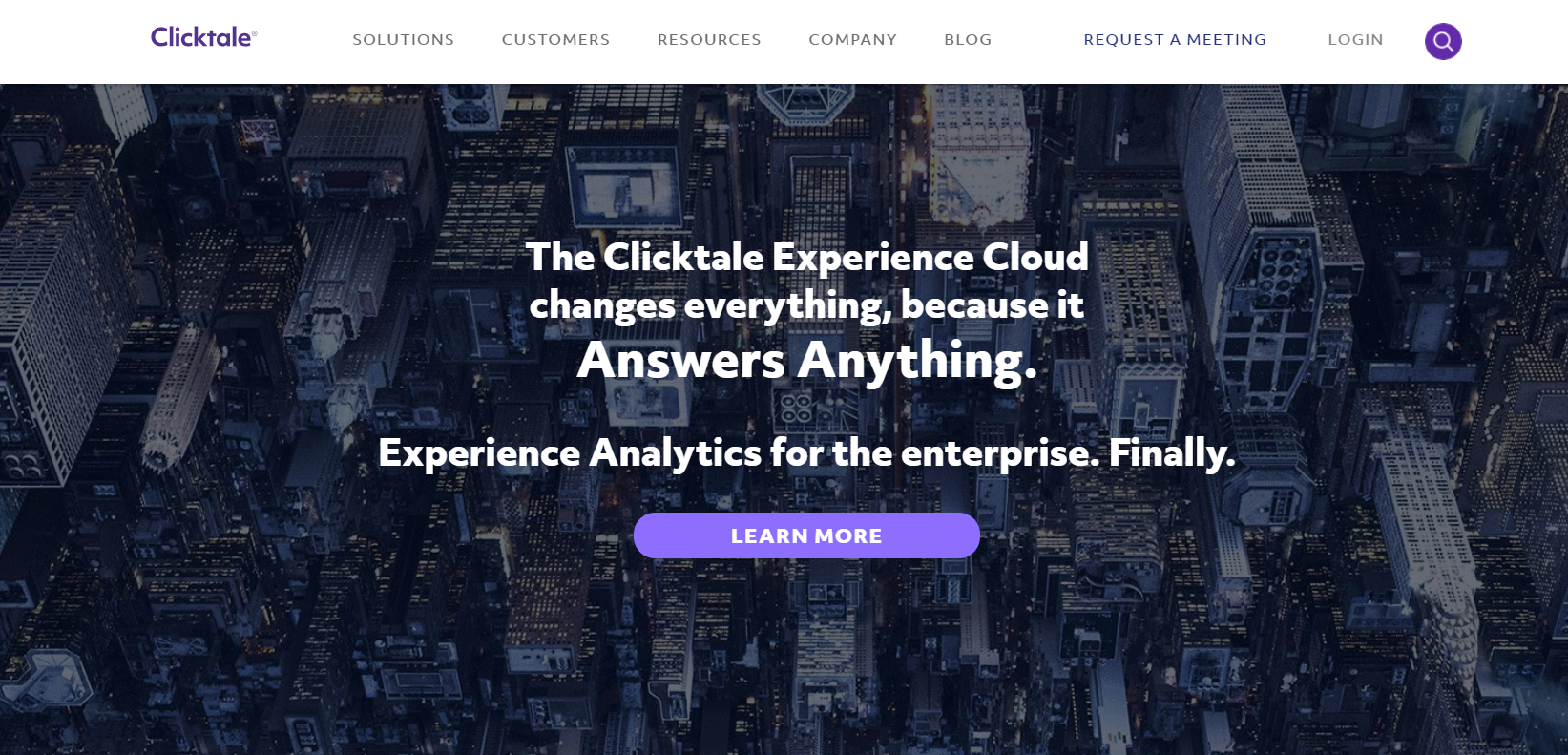 clicktale experience cloud