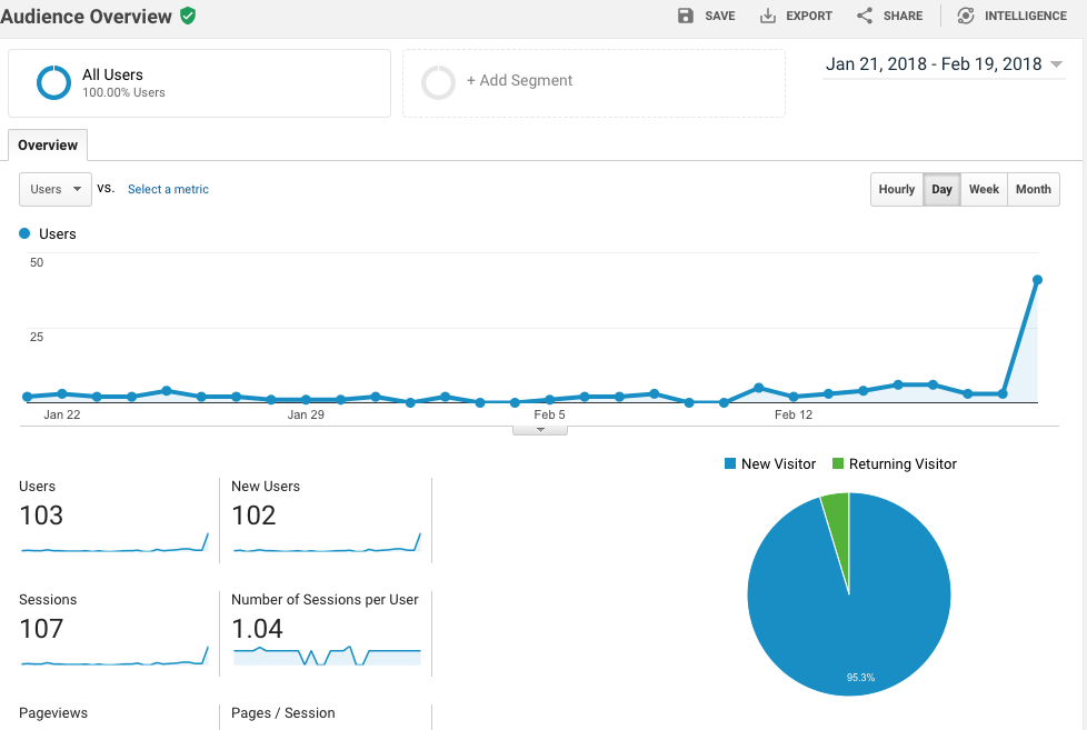 google analytics audience